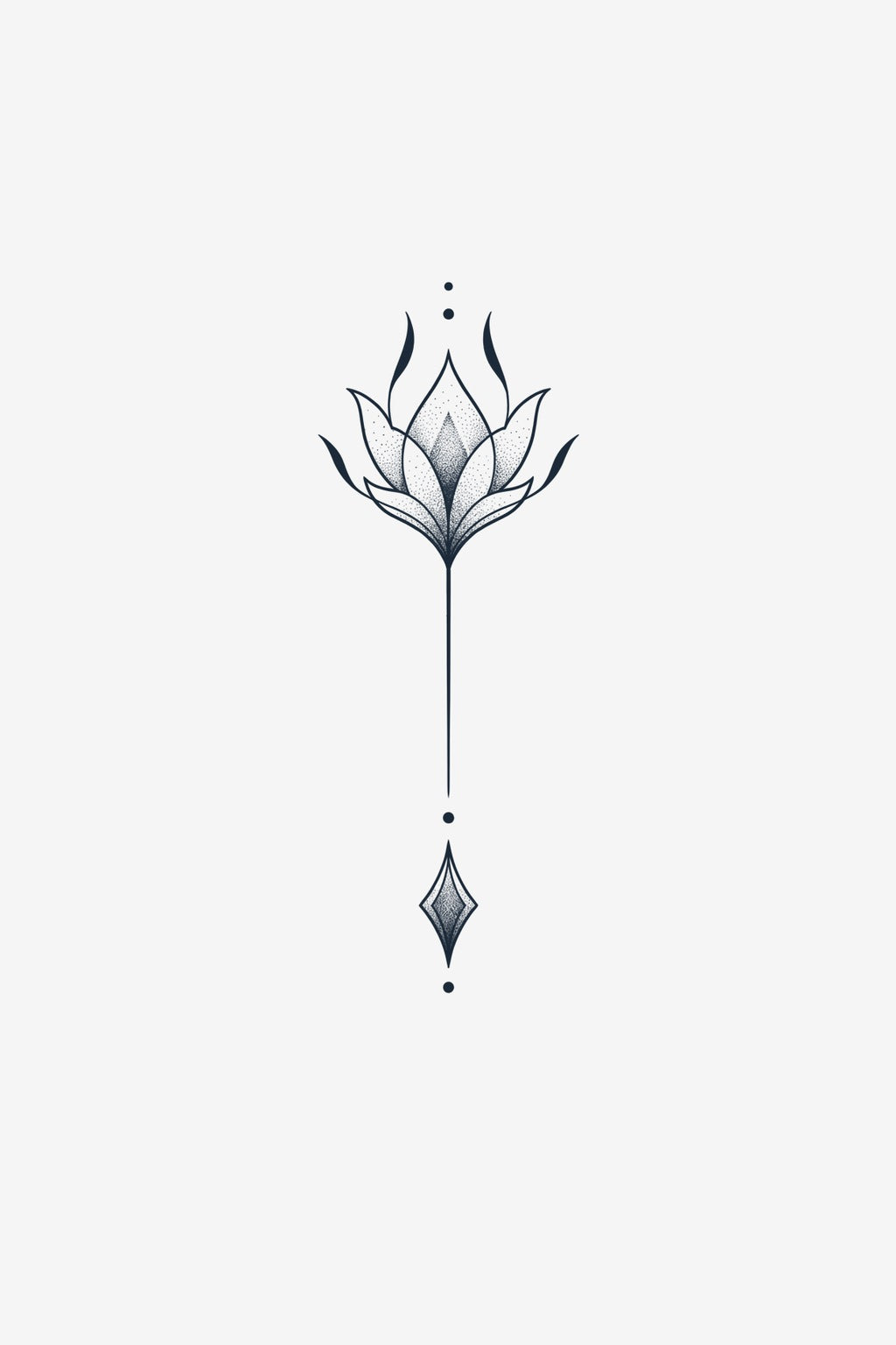 Lotus Ornamental - tatuaj temporar Inklabs