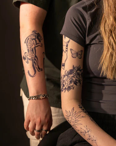 Tatuaje temporare mărimi: modele mici, medii și full body pe diverse zone