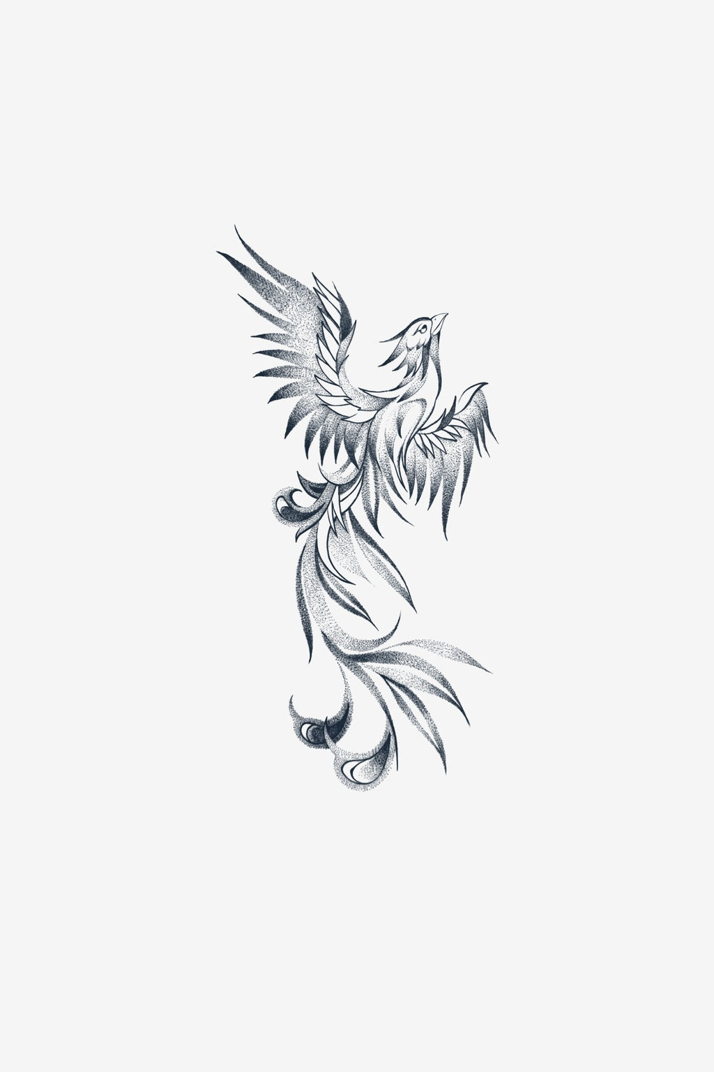 Pasăre de Foc - tatuaj temporar Inklabs