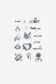 Set Confesiuni - tatuaj temporar Inklabs