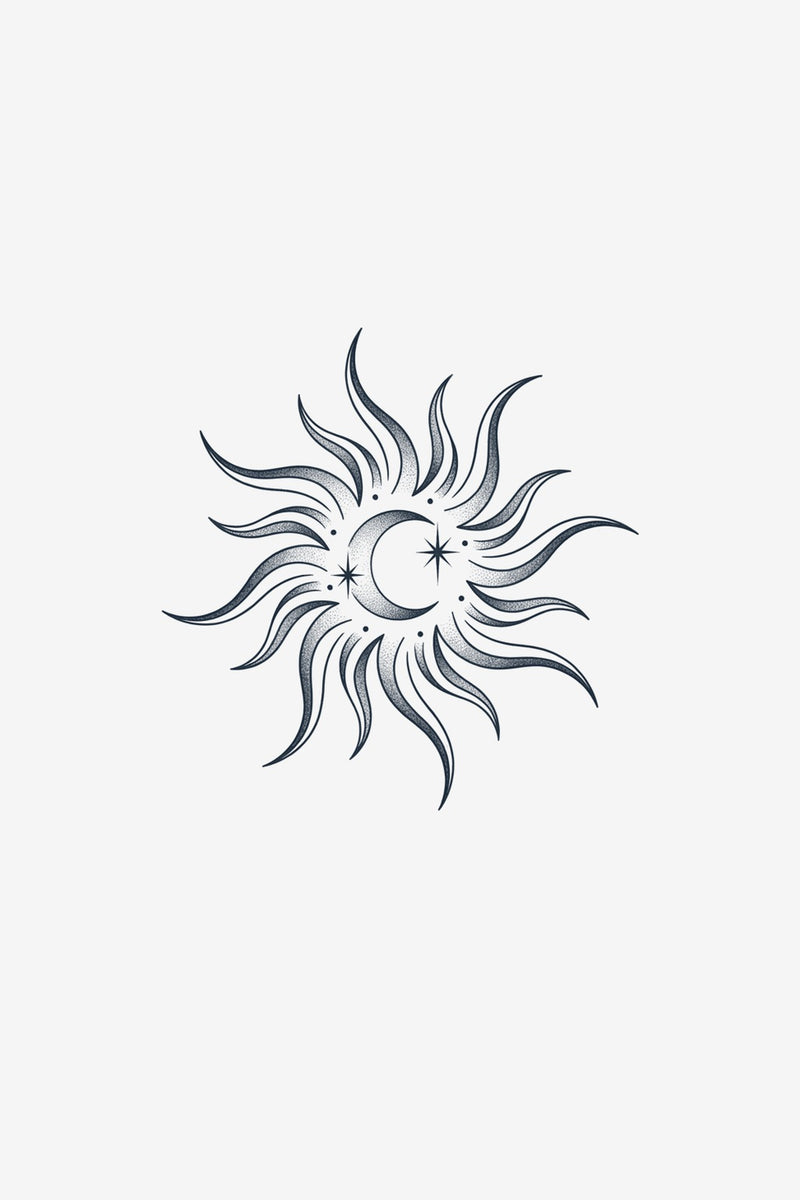 Flacără Celestă - tatuaj temporar Inklabs