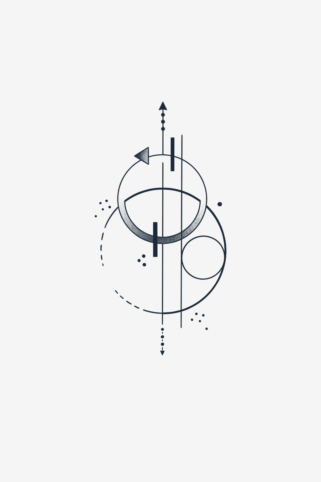 Traiectorie - tatuaj temporar Inklabs