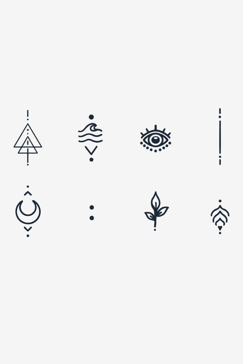 Set Boem - tatuaj temporar Inklabs