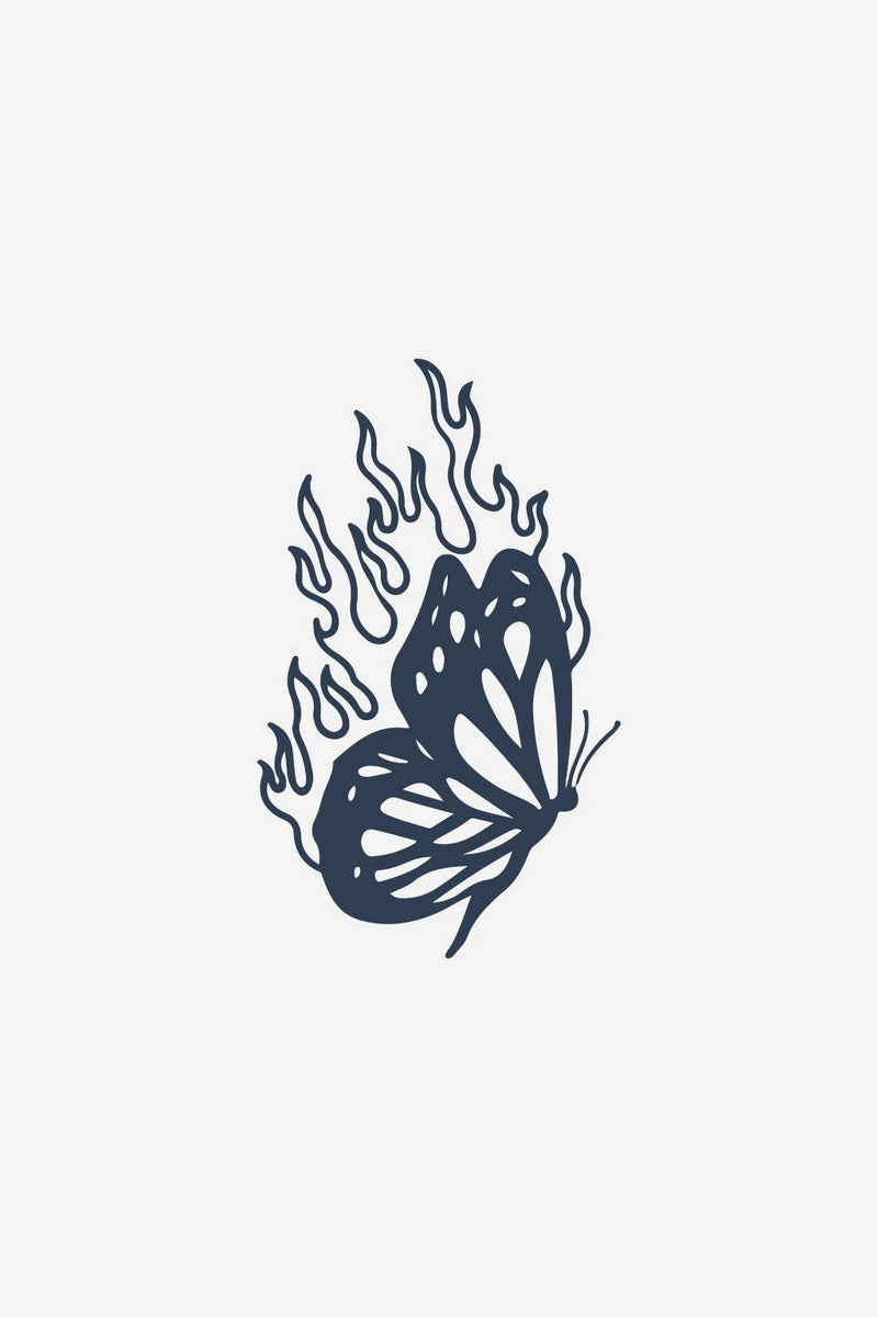 Farfalla in fiamme